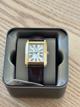 Reloj Fossil Carraway FS6011 Dorado y Marrón