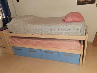 Cama nido con cajones