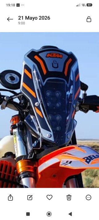 KTM EXC 501 Rally-Raid 2021-2023 Full Equipada.