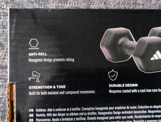 Par de mancuernas de 5 kg adidas (A ESTRENAR)