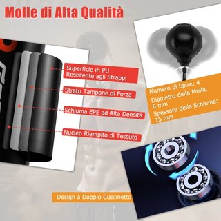 Allenatore di velocità nel pugilato con asta girev