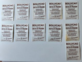Pegatinas Bollycao La Fauna en Peligro