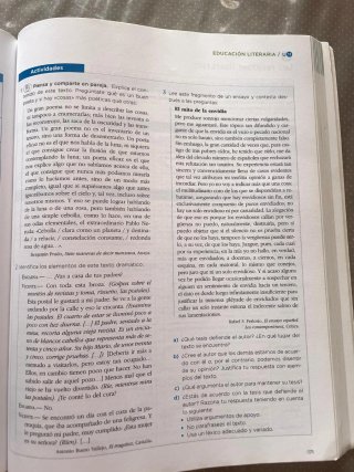 Lengua y Literatura, 1 Bachillerato