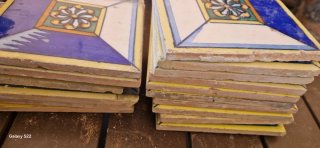 Azulejos antiguos decorados