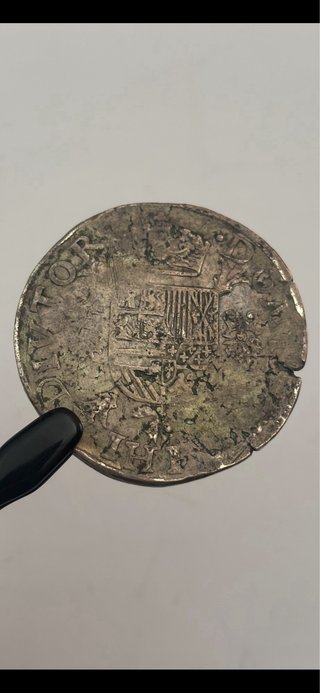 1 Escudo 1575 (BC+/MBC-) Amberes Felipe II