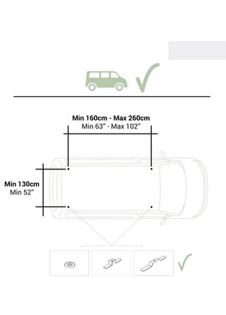 Tienda de techo para coche