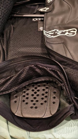 Chaqueta de piel Alpinestars para moto talla L/52
