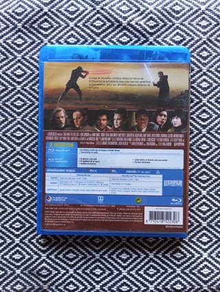 Star Wars Los Últimos Jedi Blu-ray y bluray de ext