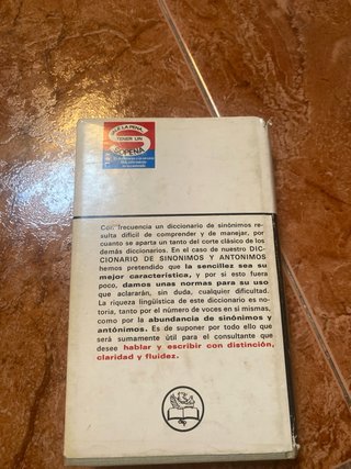 Diccionario de Sinonimos, Antonimos e Ideas Afi...