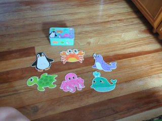 Juego de Puzzles Infantiles de Animales Marinos