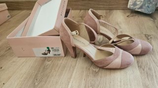 Zapatos Piccola Piu T.39 Rosa/Nude