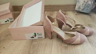 Zapatos Piccola Piu T.39 Rosa/Nude