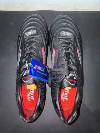 Botas de fútbol Joma Aguila FG Negras/Rojas