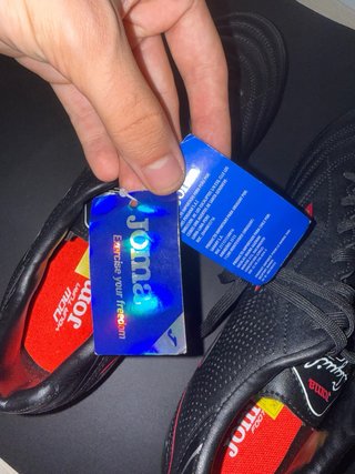 Botas de fútbol Joma Aguila FG Negras/Rojas