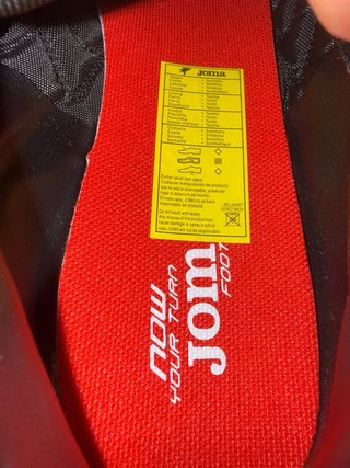 Botas de fútbol Joma Aguila FG Negras/Rojas