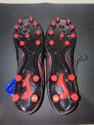 Botas de fútbol Joma Aguila FG Negras/Rojas