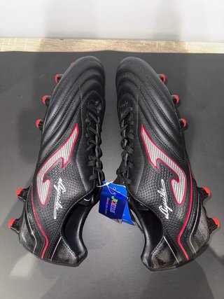 Botas de fútbol Joma Aguila FG Negras/Rojas