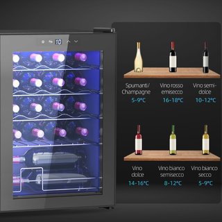 Cantinetta Vino Refrigerata per 20 Bottiglie, Capa