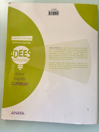 Sciences Naturelles 5. Livre de l'élève
