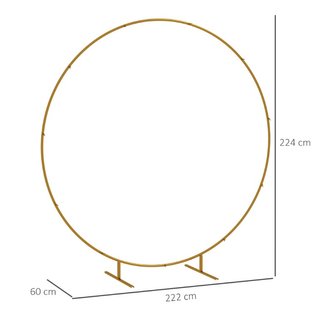 Arco da Giardino in Acciaio, Archetto Nuziale Roto