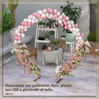Arco da Giardino in Acciaio, Archetto Nuziale Roto