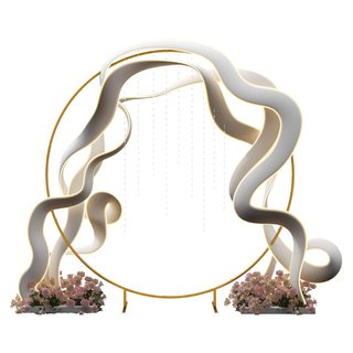 Arco da Giardino in Acciaio, Archetto Nuziale Roto