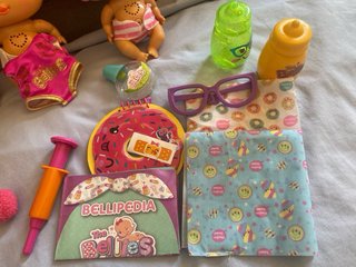 Lote de 3 The Bellies con Accesorios Originales