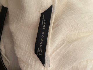 Blusa Zara Blanca