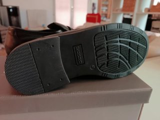 Mocassini uomo Claudio. Pelle Nera Tg 41