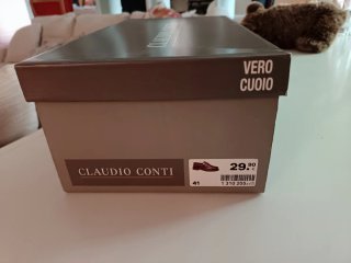 Mocassini uomo Claudio. Pelle Nera Tg 41