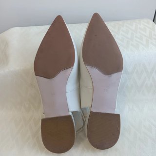 Sandalias Cesare Caspari blancas talla 36