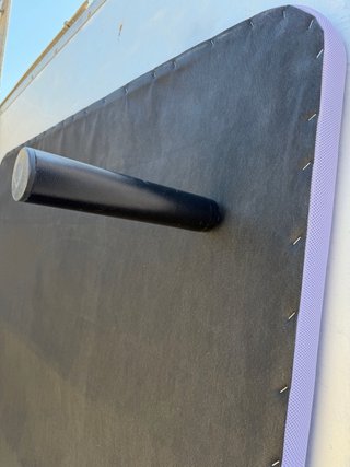 Base Tapizada 150x190cm Morado