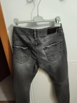 Jeans Uomo Grigio
