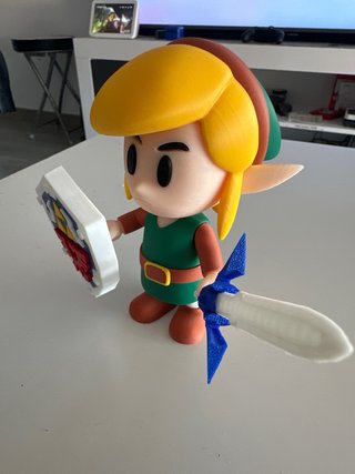 Figura Link Zelda con Espada y Escudo