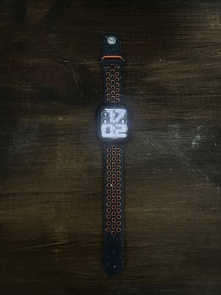 Apple Watch SE 44mm Nike Sport Azul/Naranja