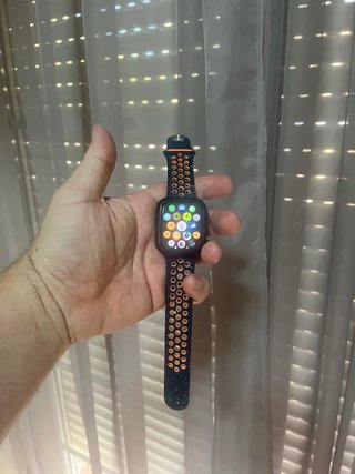 Apple Watch SE 44mm Nike Sport Azul/Naranja