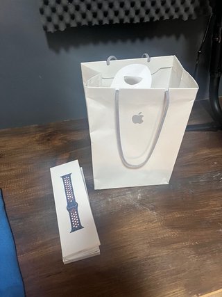 Apple Watch SE 44mm Nike Sport Azul/Naranja