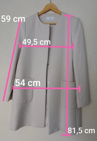 Chaqueta Abrigo Talla L, NUEVO