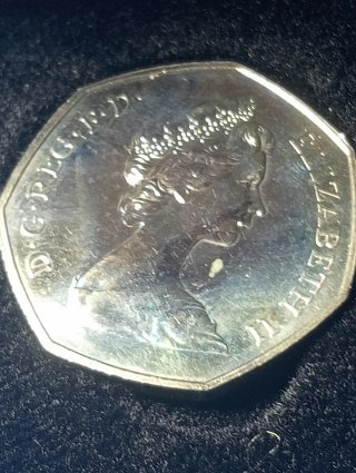 Moneta 50 Pence 1973 Royal Mint
