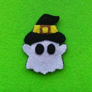 Imán Fantasma Fieltro Halloween
