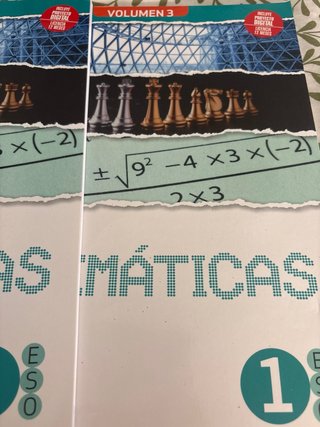 Matemáticas 1 ESO 3 volúmenes Proyecto 5 etapas