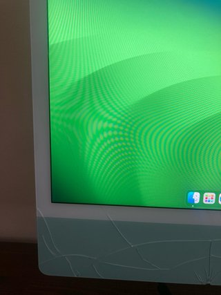 iMac M3 2023 Verde, Cristal Roto