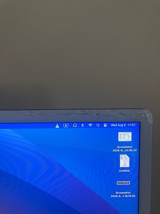 iMac M3 2023 Verde, Cristal Roto