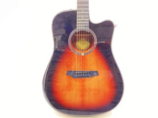 guitarra acustica oqan qga-100ce sbg