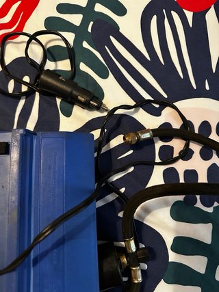 Compresor de aire portátil para coche con manómetr