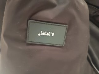 Chaqueta plumífero negra talla M