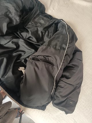Chaqueta plumífero negra talla M