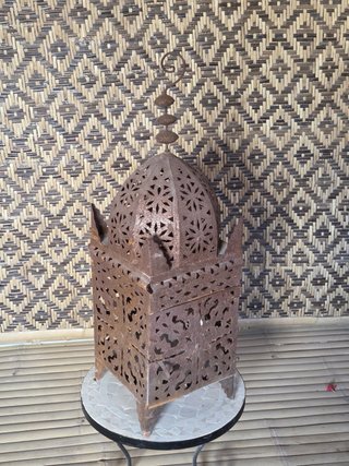Faroles Marrakech Hierro Marrón