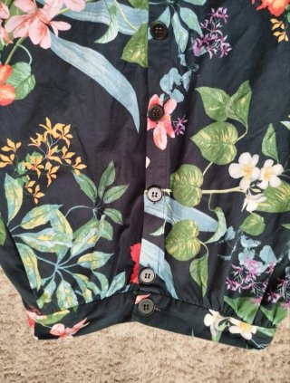 Falda Mango flores Talla S