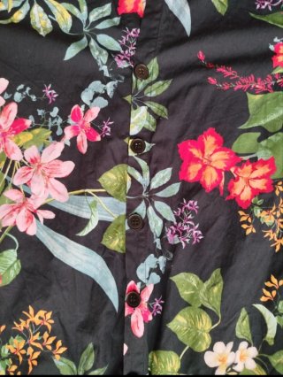 Falda Mango flores Talla S